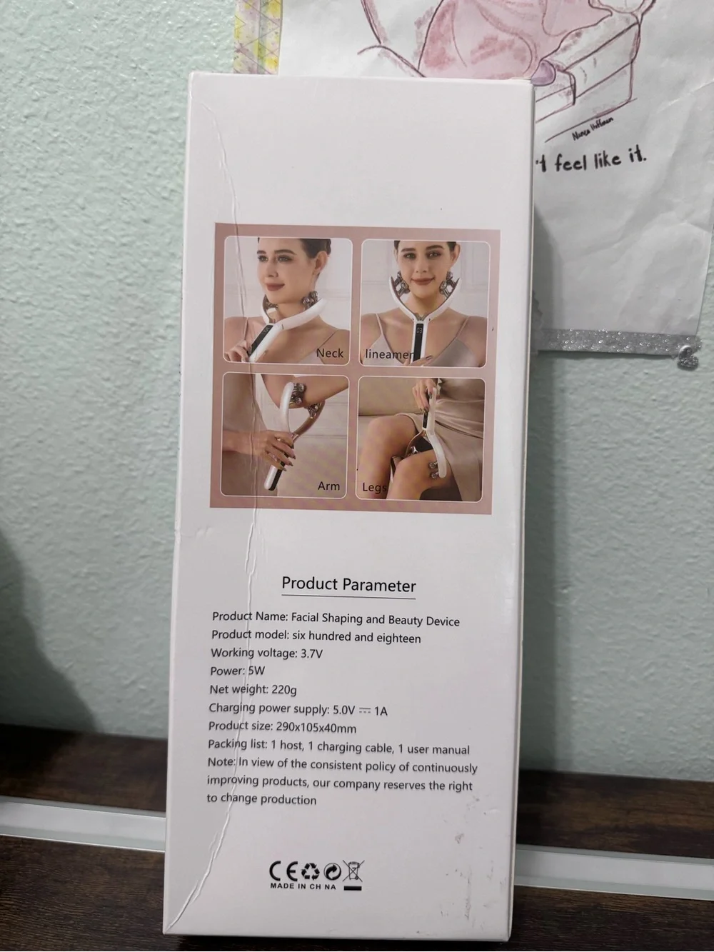 V-Face Beauty Device - Rose Gold Facial Massager - Picture 3 of 4